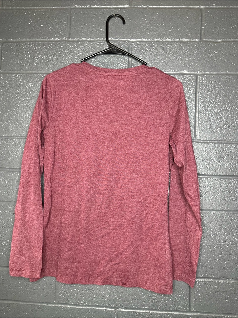 Eddie Bauer Brand - Women's V-Neck Long Sleeve Top - Burgundy - M - Picture 9 of 9